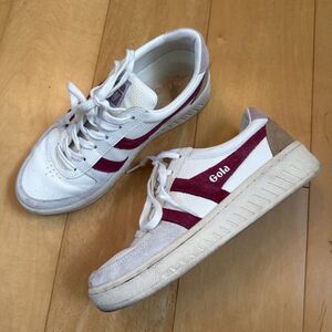 GOLA PINK SUEDE SNEAKERS Gola Classics Women's Size 7 Grandslam Trident